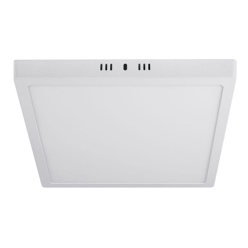 Plafón cuadrado, moderno, 24 W, 6500 K, LED, blanco