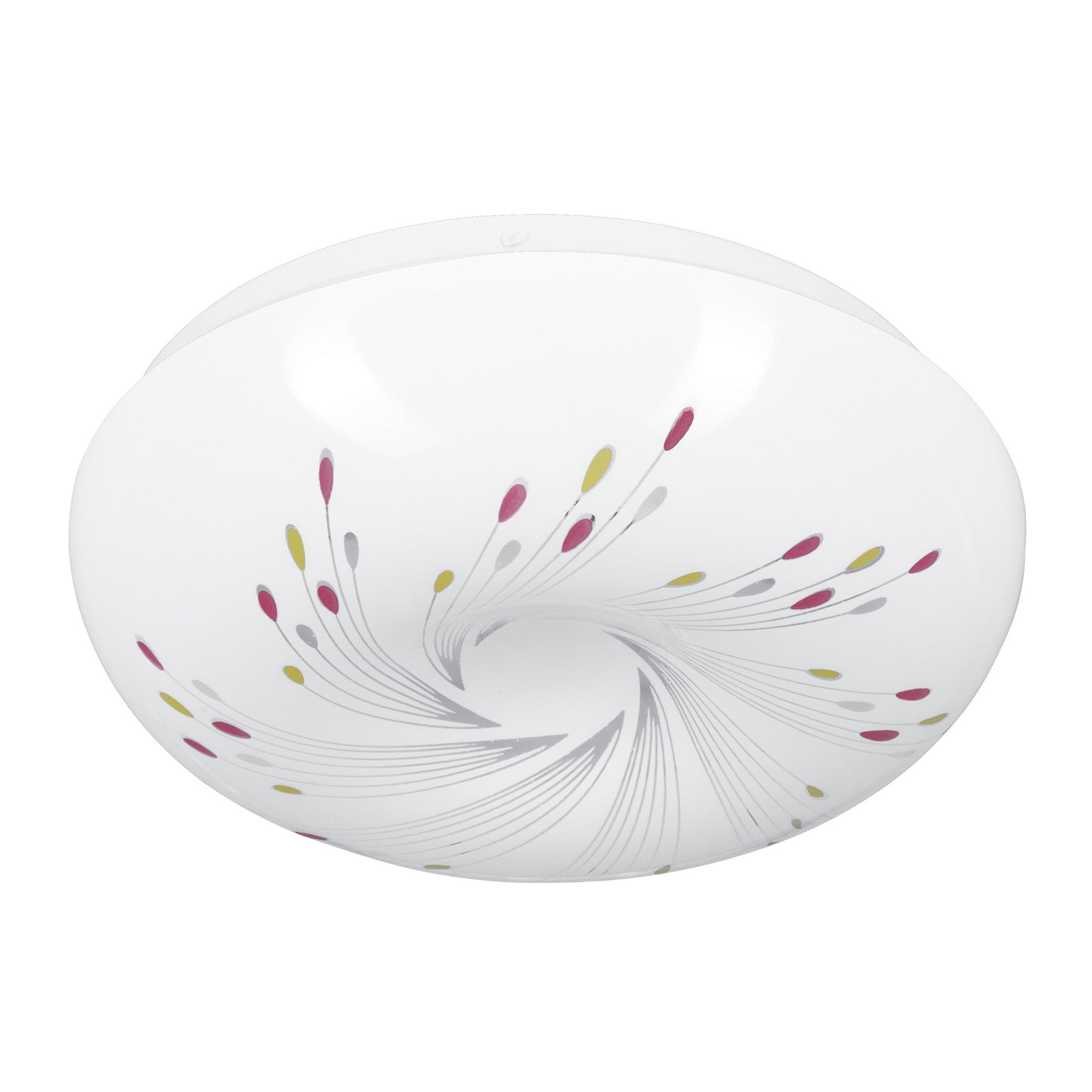 Plafón redondo, decorativo, diseño de espirales, 8 W, LED SUSTITUYE 46015