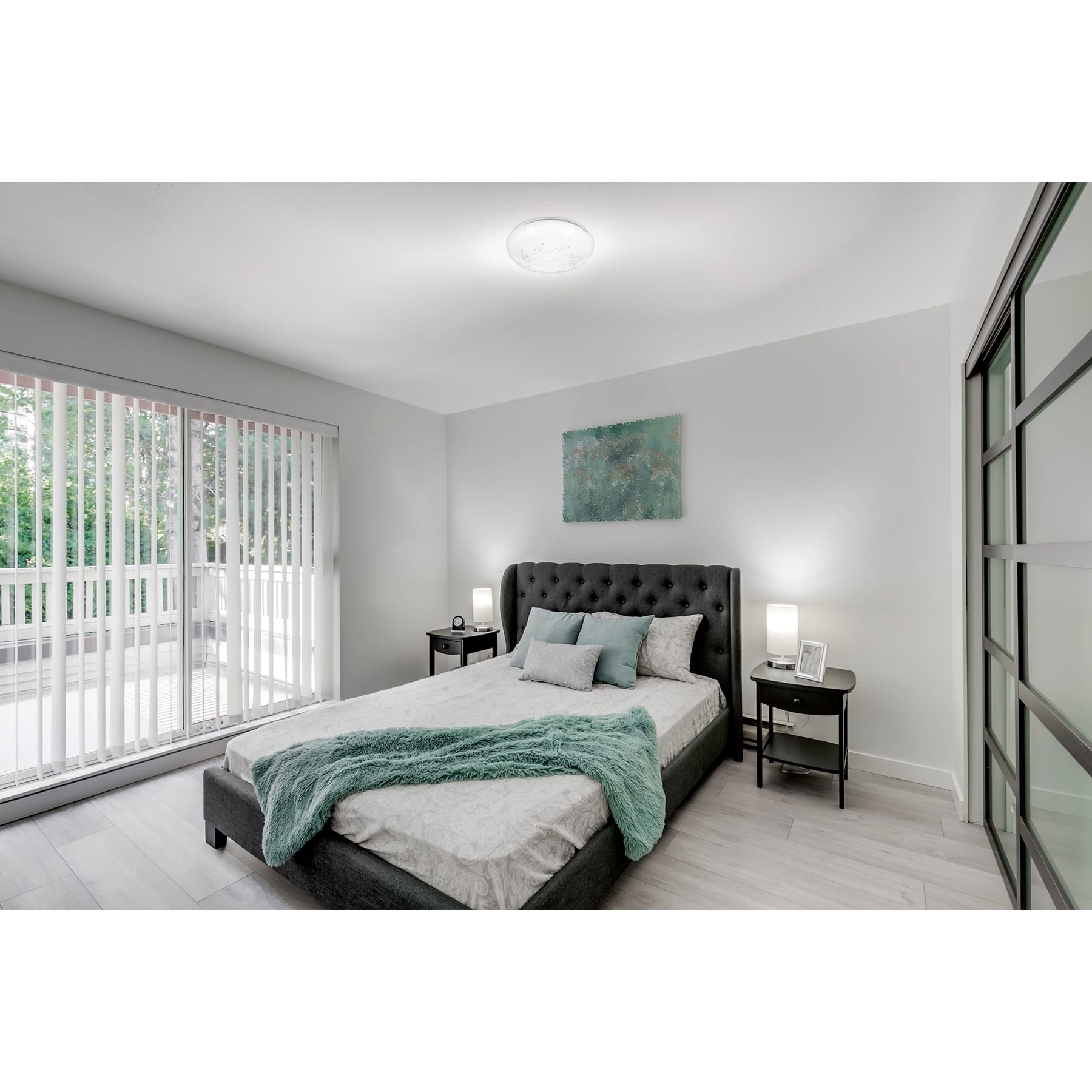 Plafón redondo, decorativo, diseño de espirales, 22 W, LED