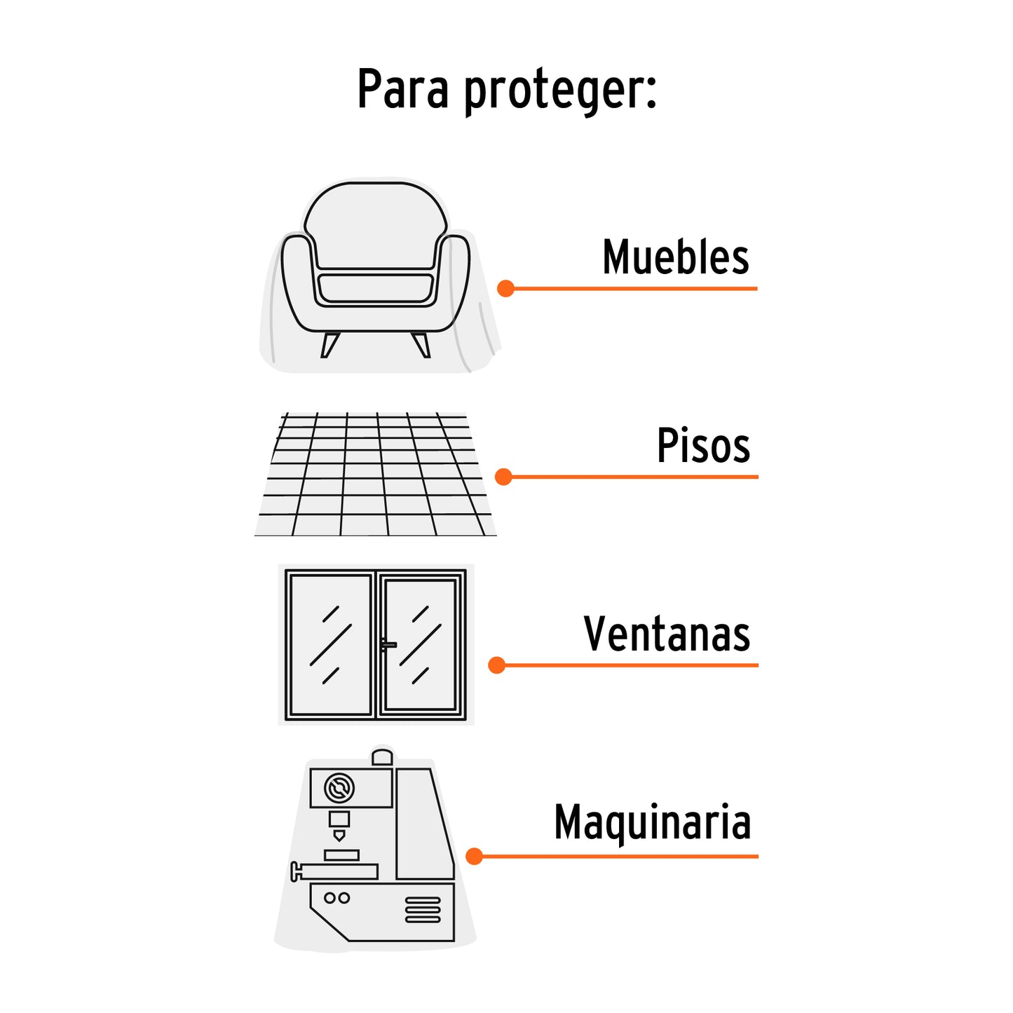 Plastiprotector 10 m, uso rudo