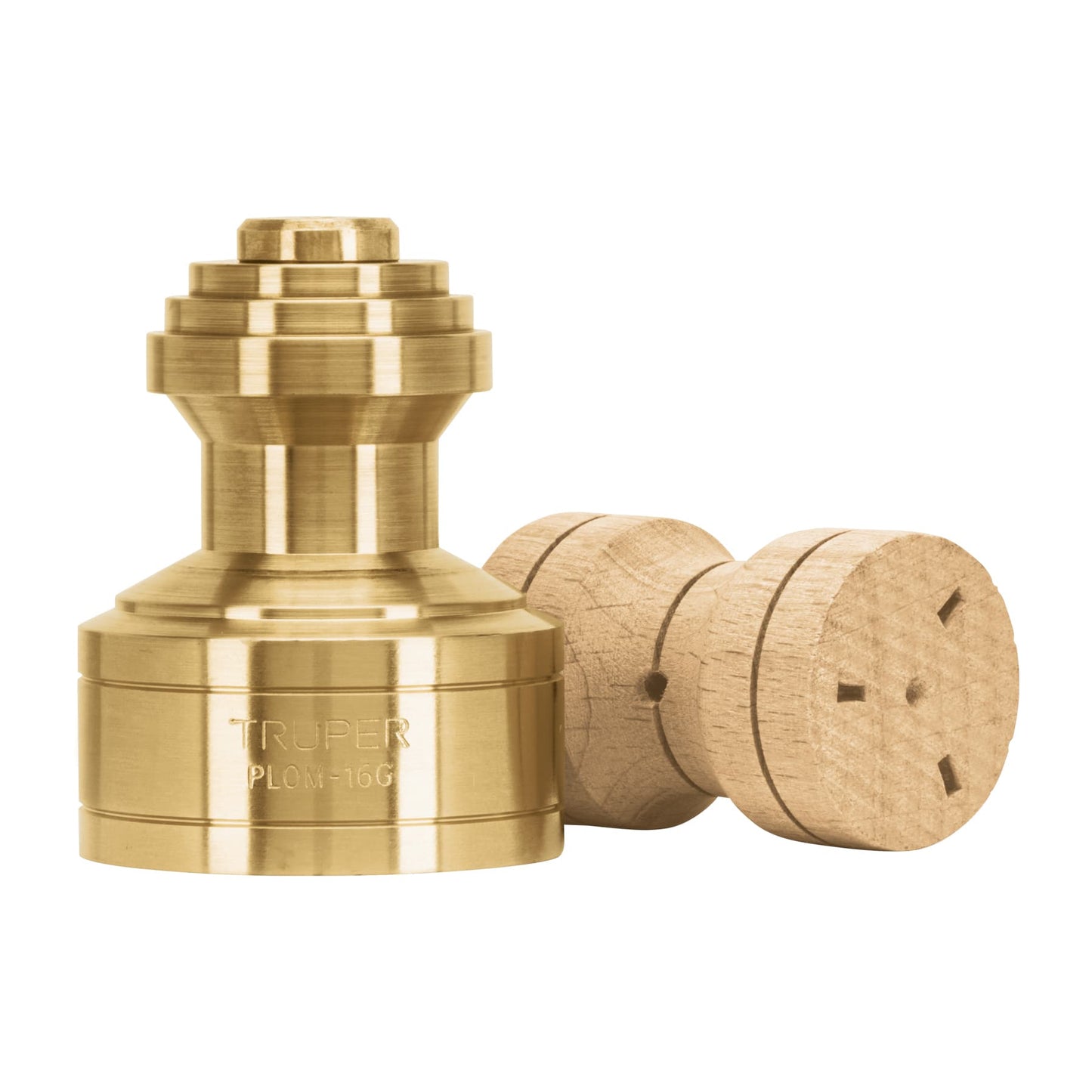 Plomada de latón tipo Guatemala, 16 oz