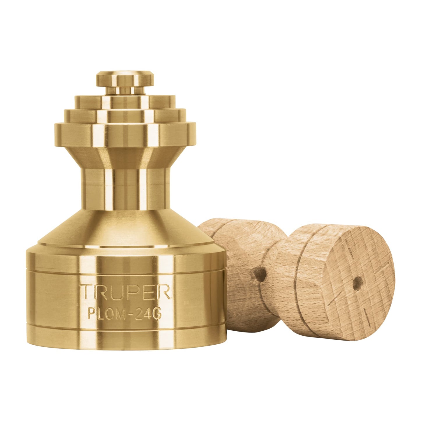 Plomada de latón tipo Guatemala, 24 oz