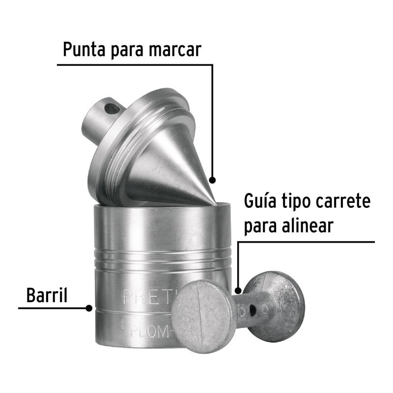 Plomada #3 de zinc
