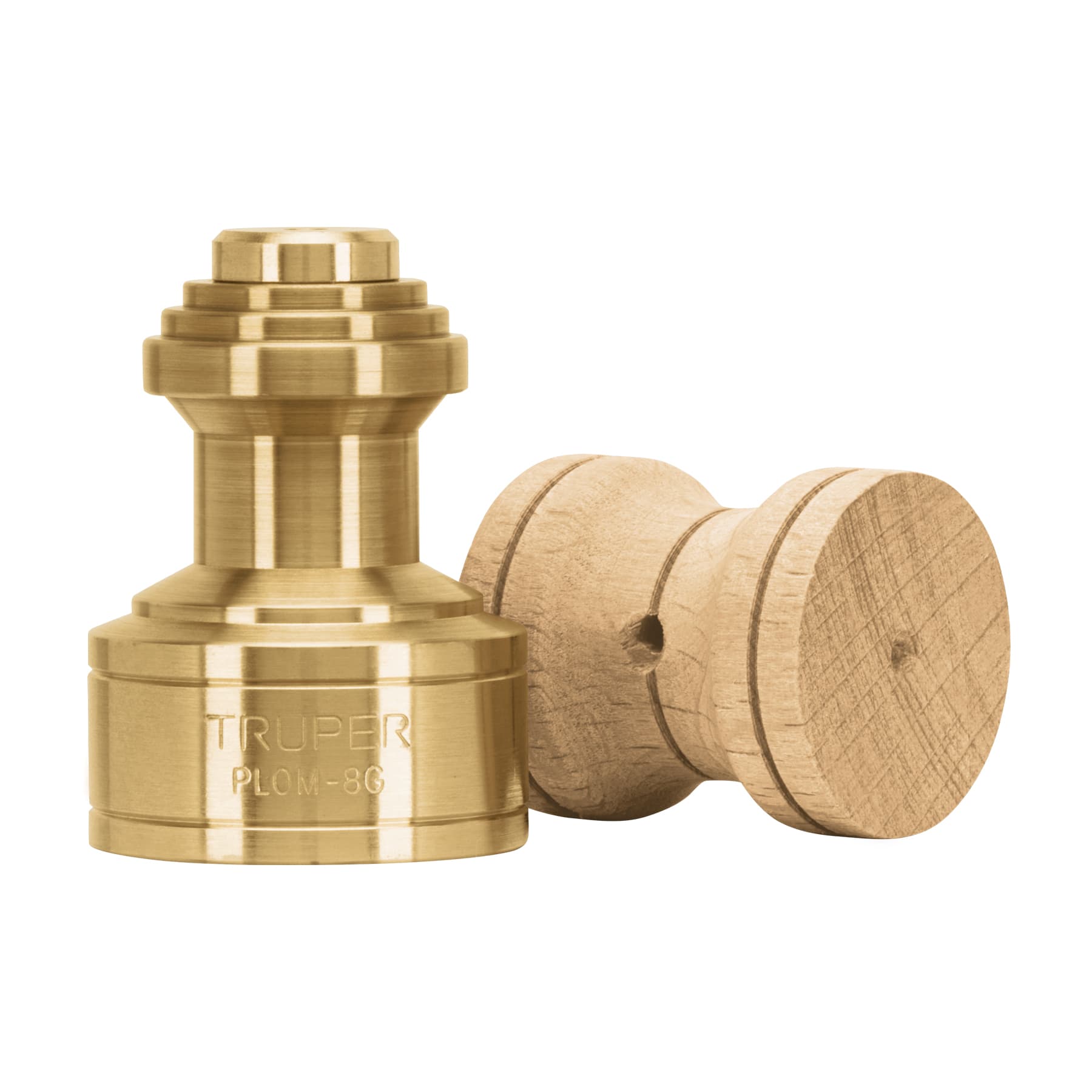 Plomada de latón tipo Guatemala, 8 oz