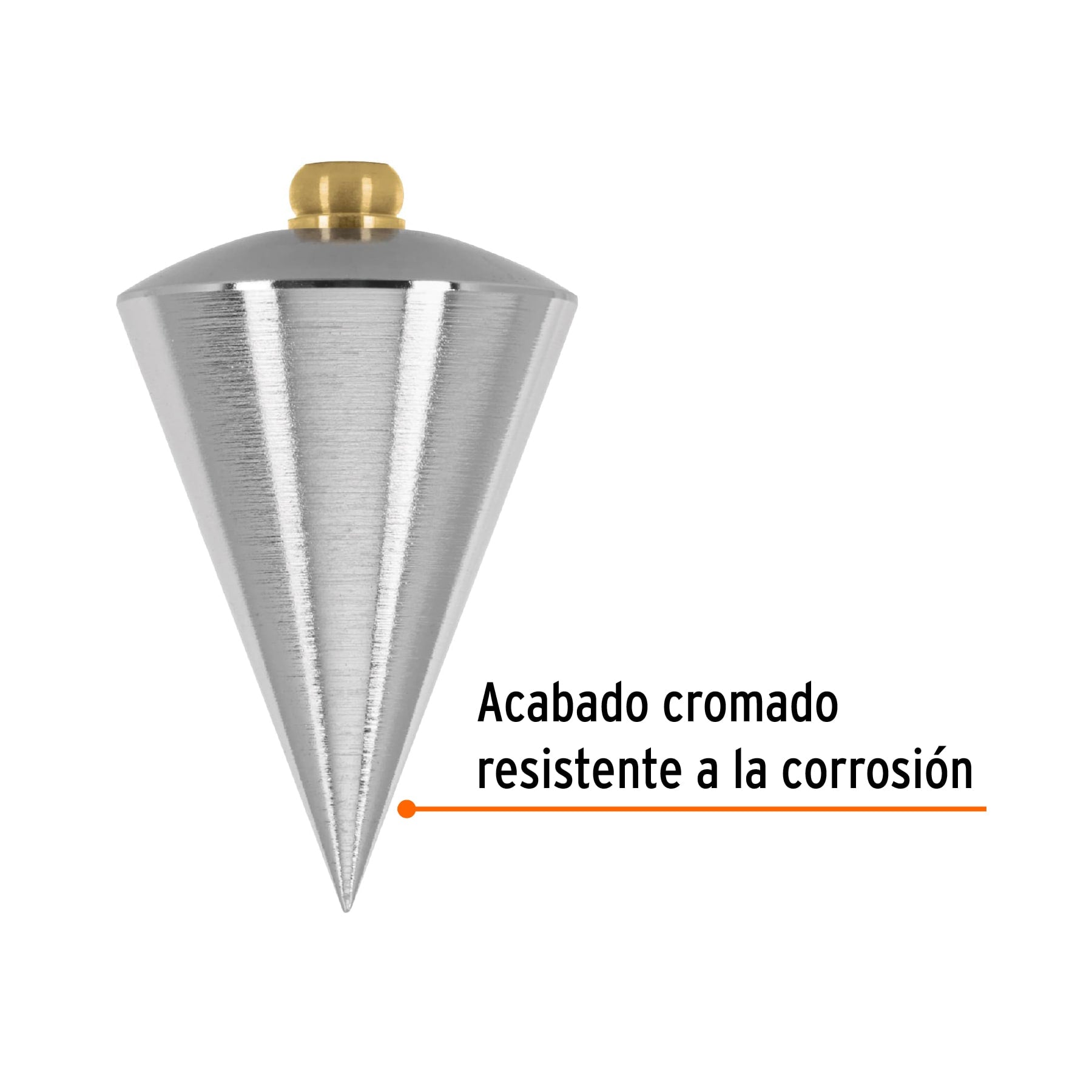 Plomada de acero, 8 oz