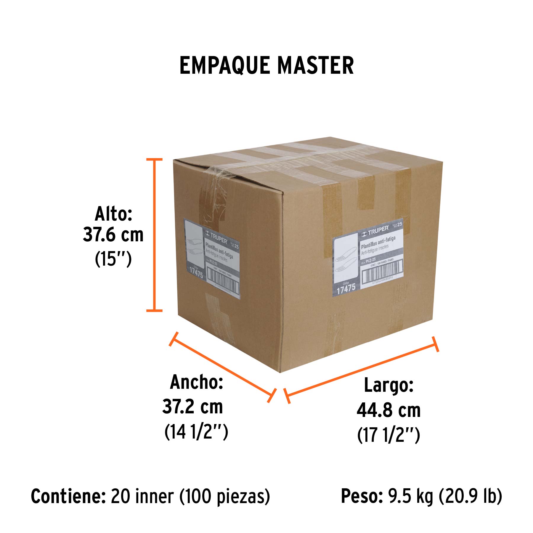 Plantillas de poliuretano para zapato talla 25