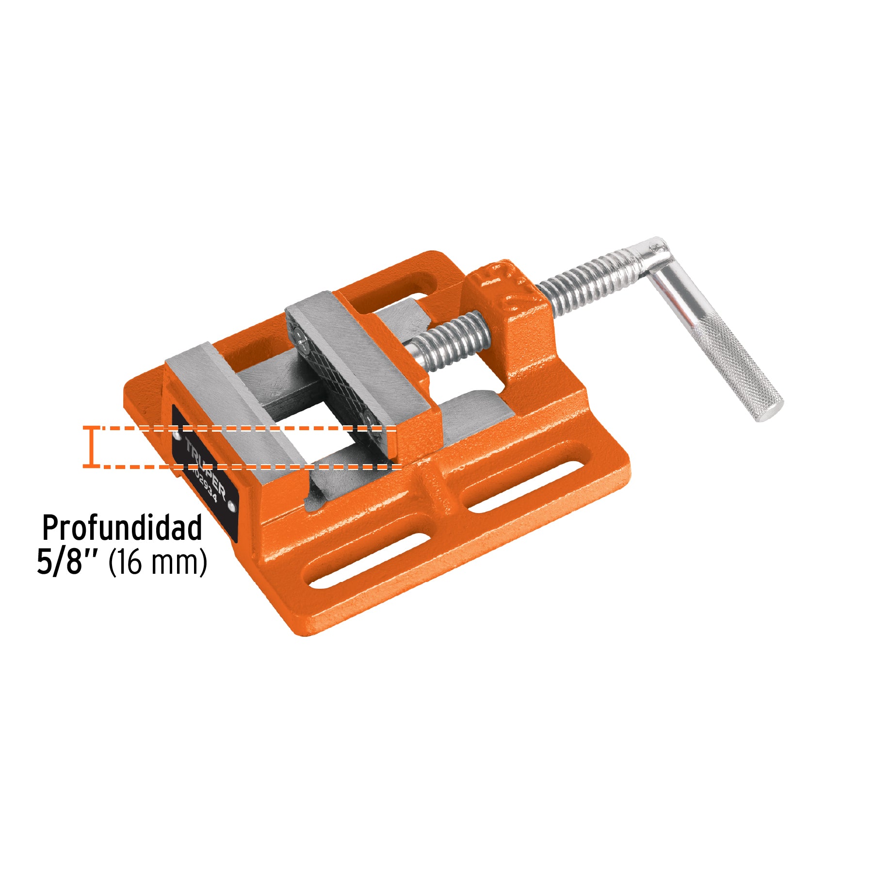 Prensa morsa plana 65 mm, Truper