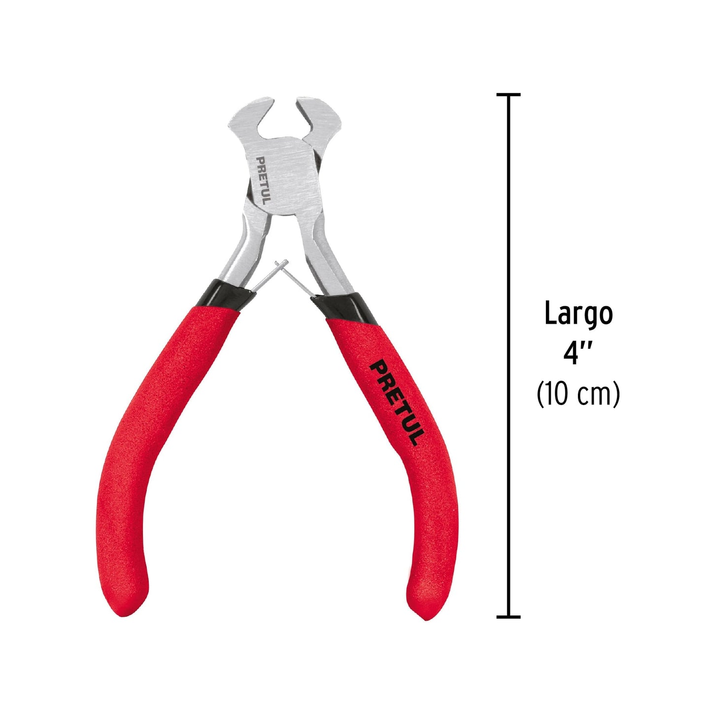Pinza miniatura, pretul, tipo tenaza, 4"
