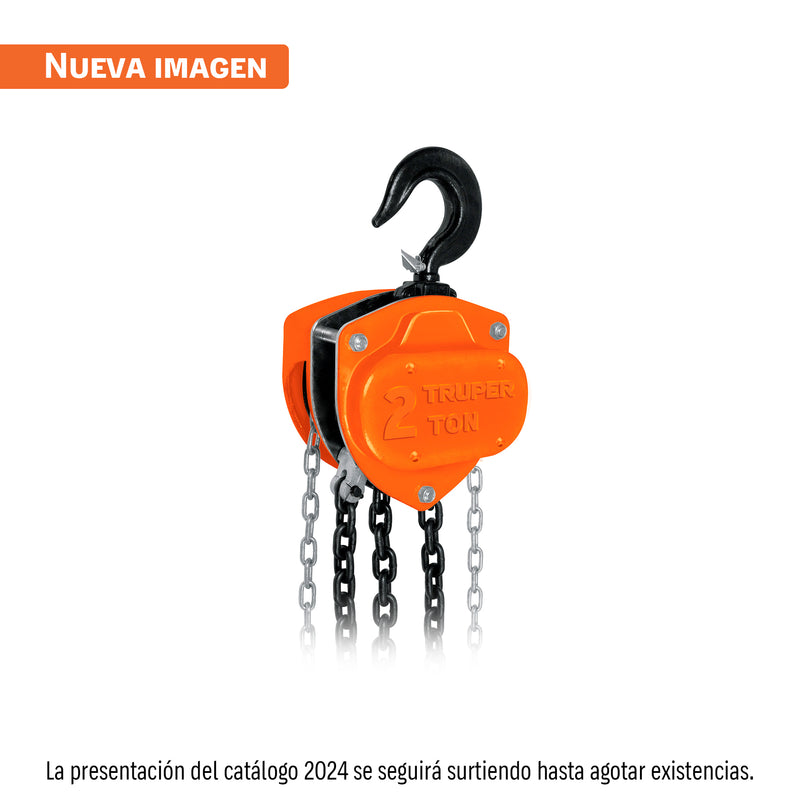 Polipasto de 2 ton