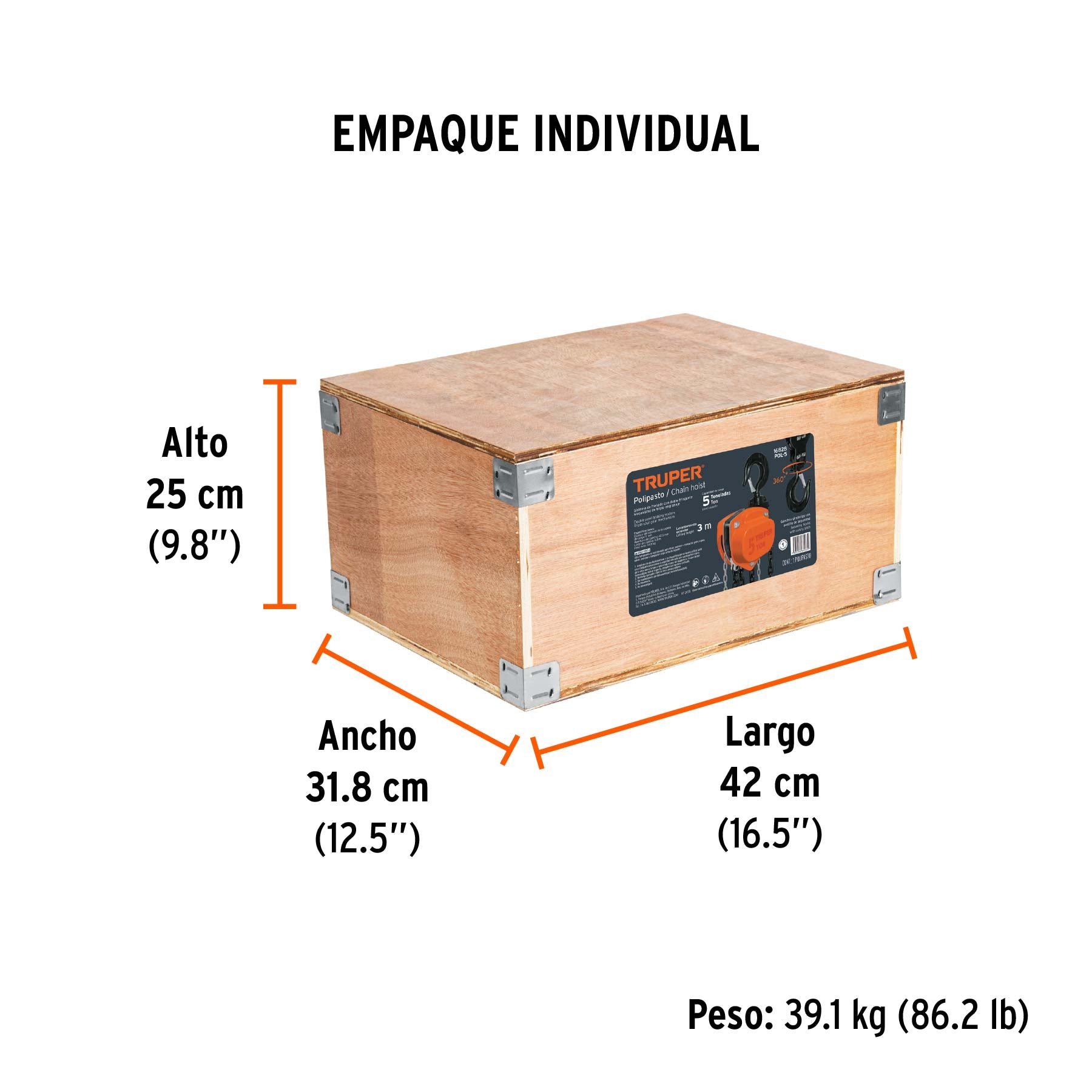 Polipasto de 5 ton