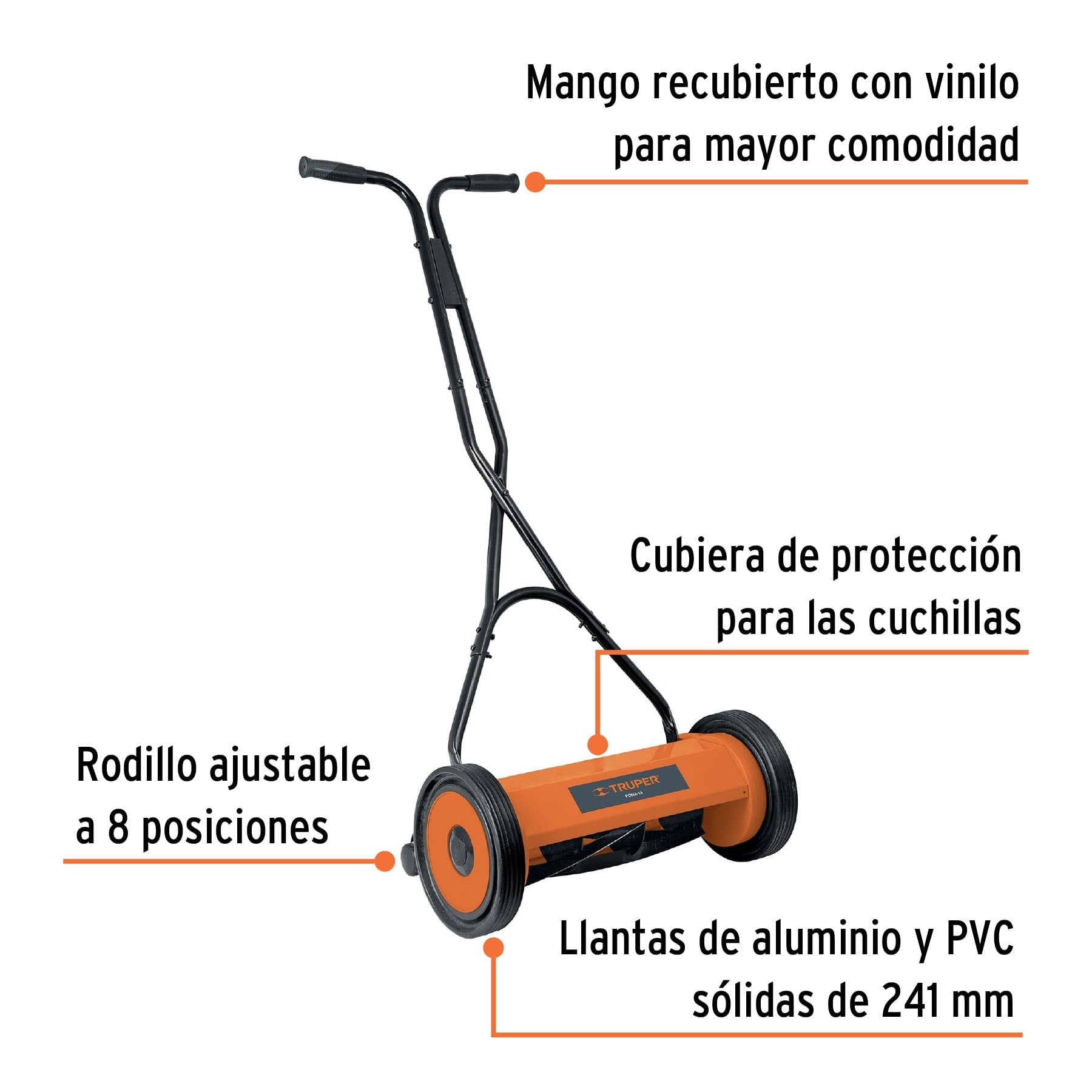 Podadora manual de 15"