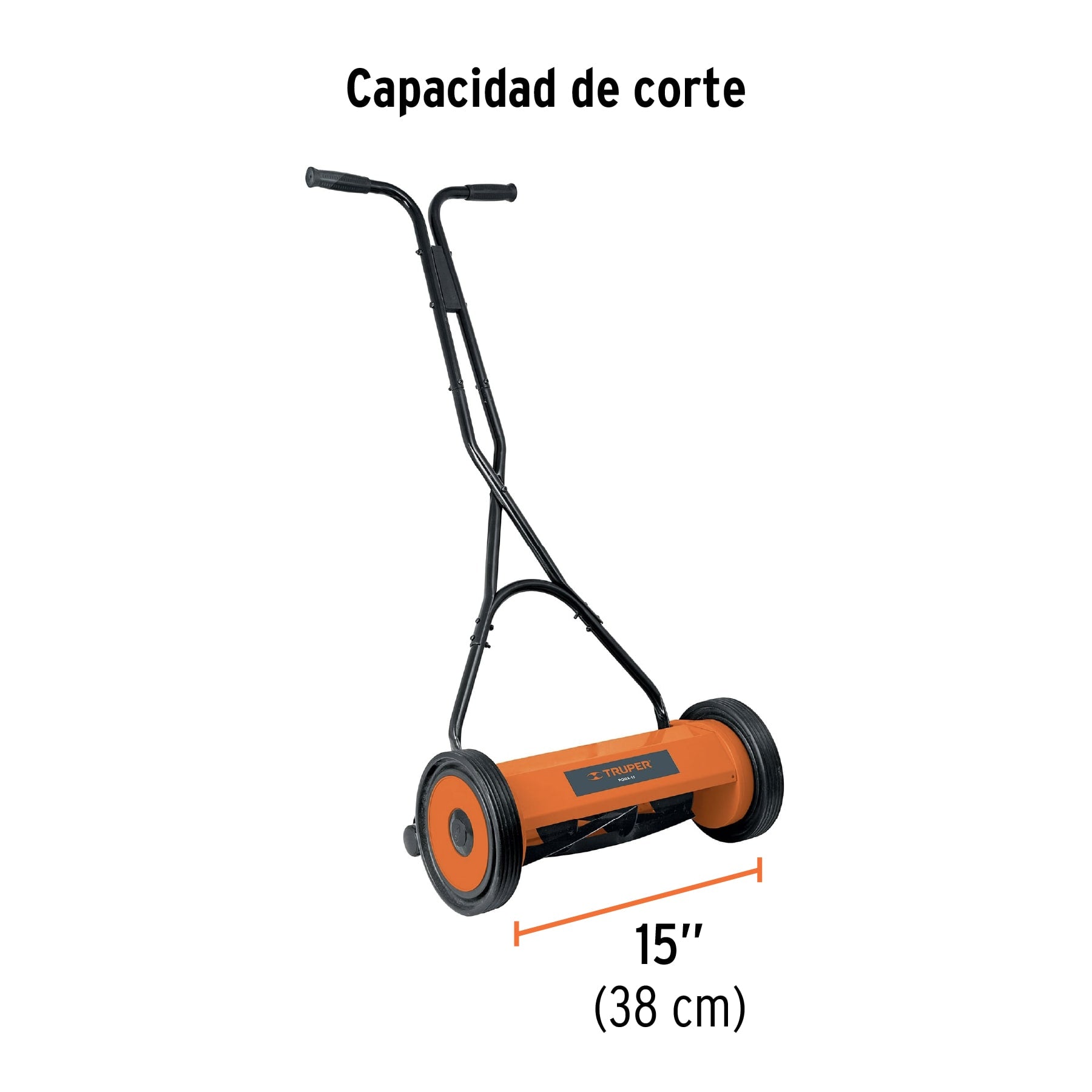 Podadora manual de 15"