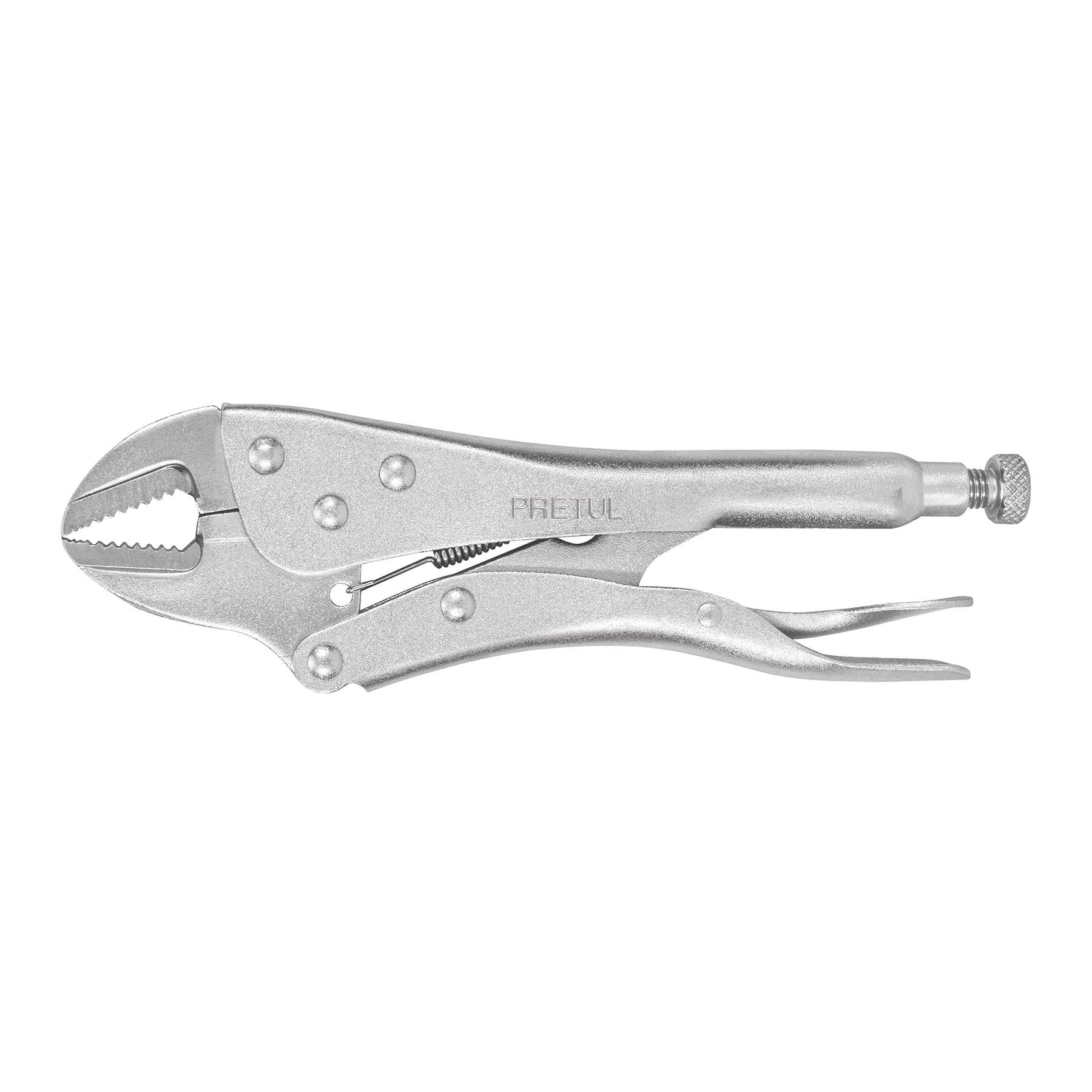 Pinza de presión 10", mordaza recta, Pretul, granel