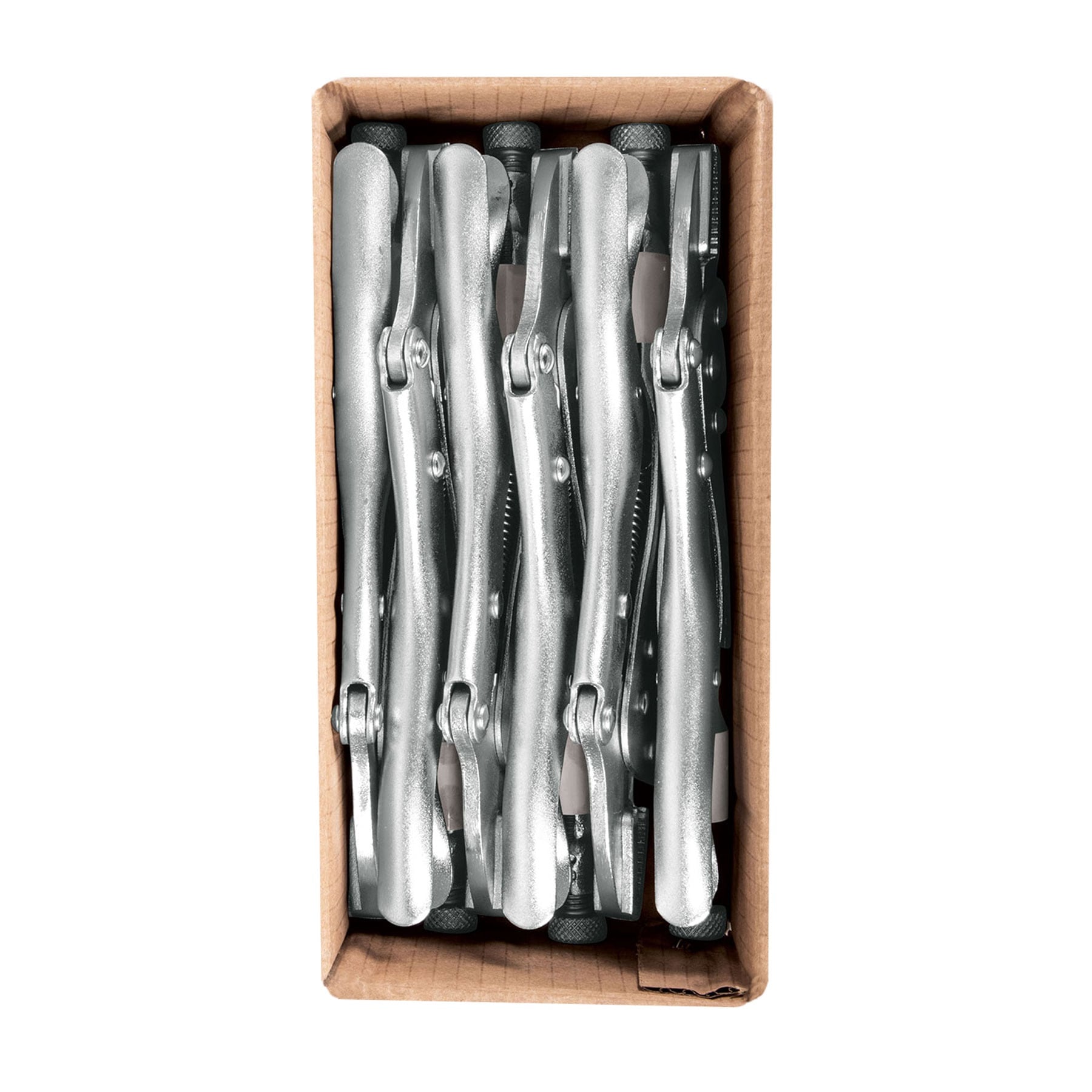 Pinza de presión 10", mordaza recta, Pretul, granel