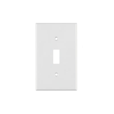 Placa de ABS para interruptor vertical, Standard, blanco