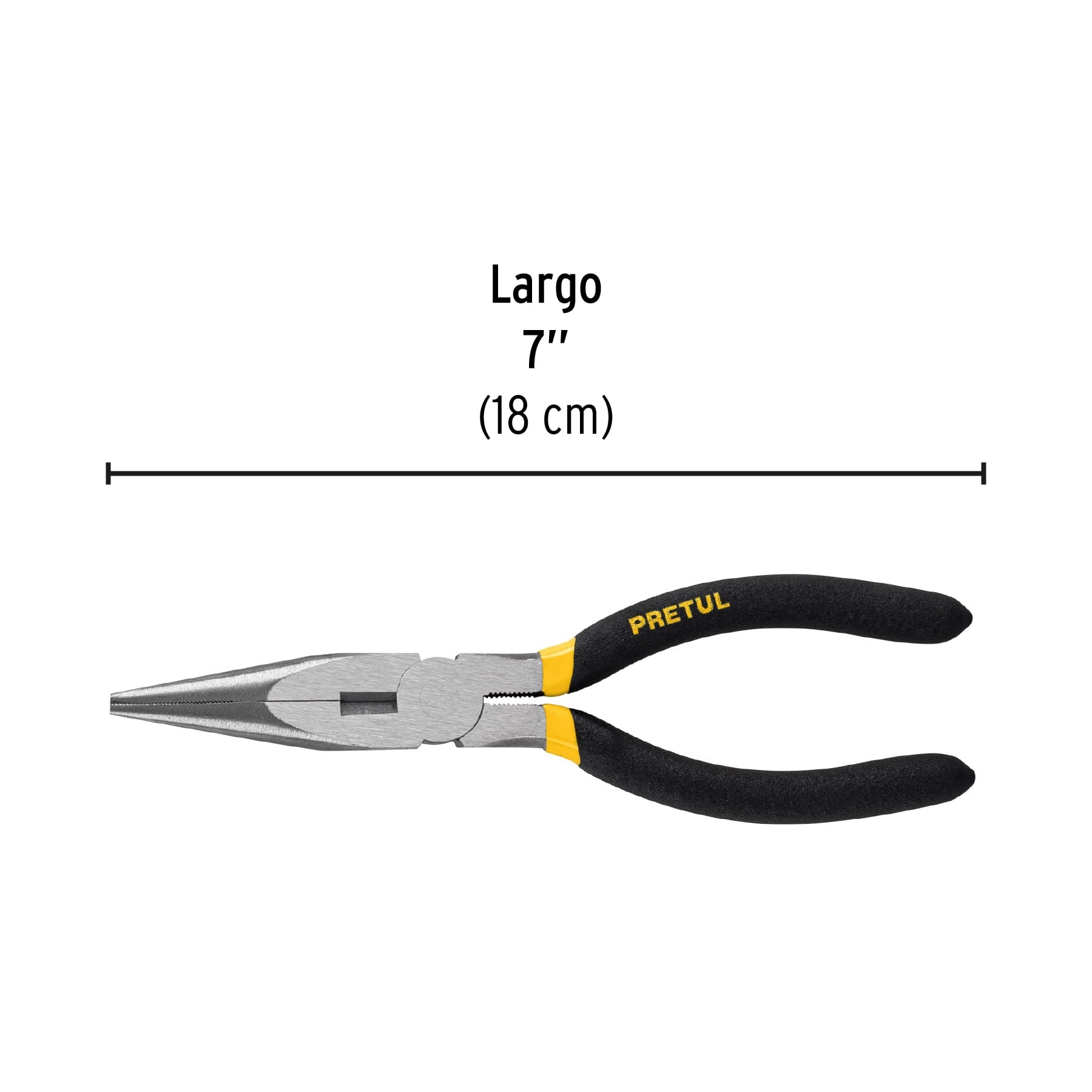 Pinza de punta y corte 7", pretul