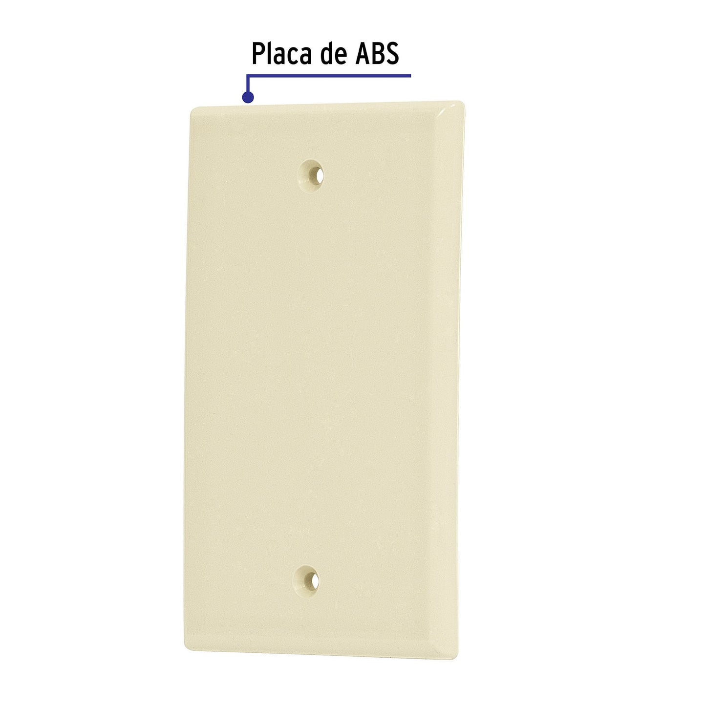 Placa ciega, de ABS, línea Standard