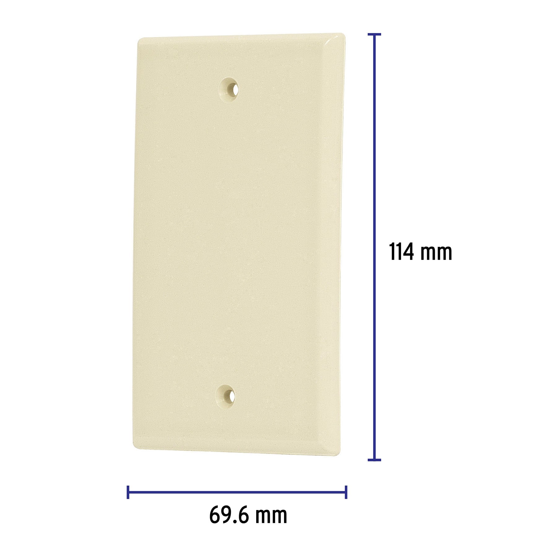 Placa ciega, de ABS, línea Standard