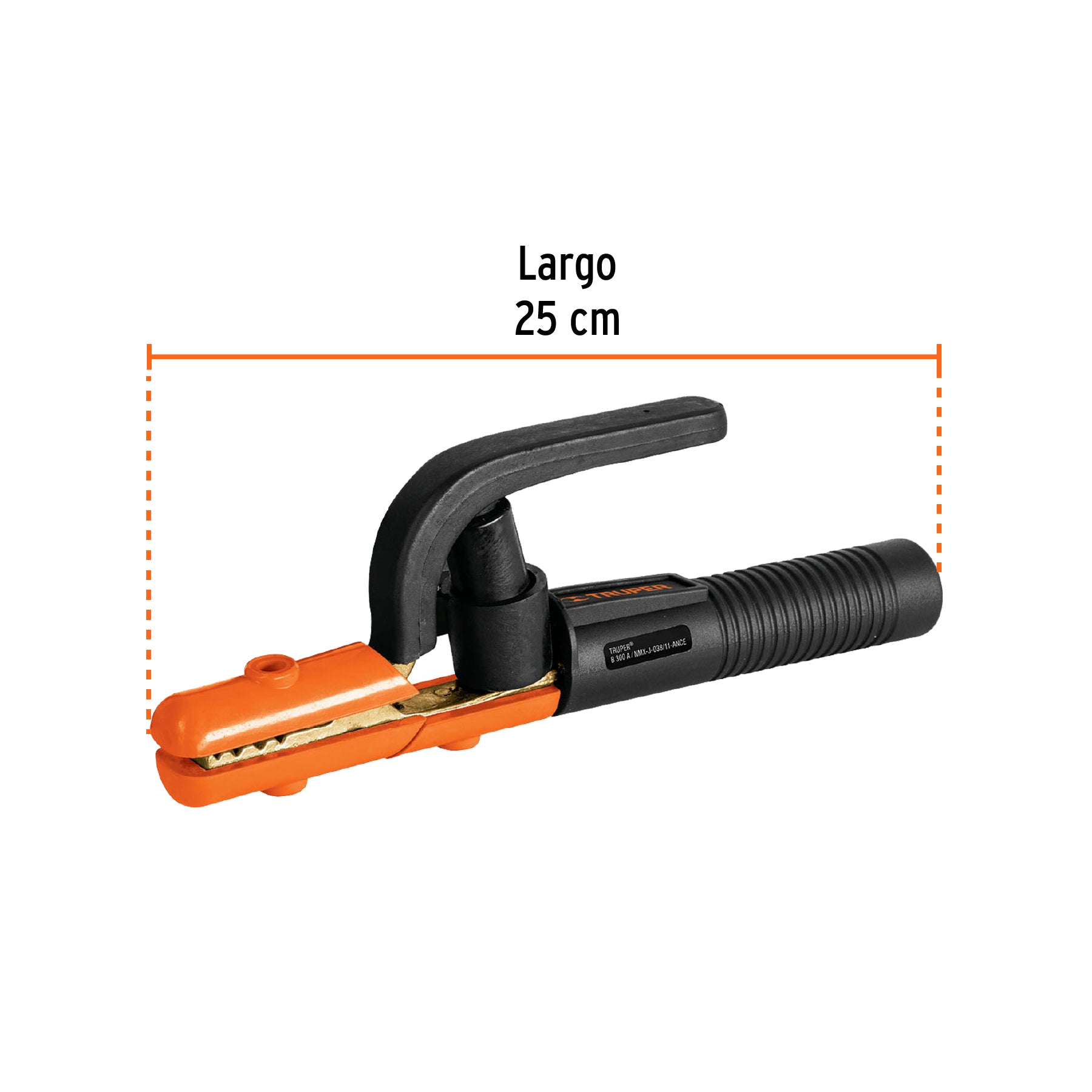 Pinza porta electrodo de 300 a