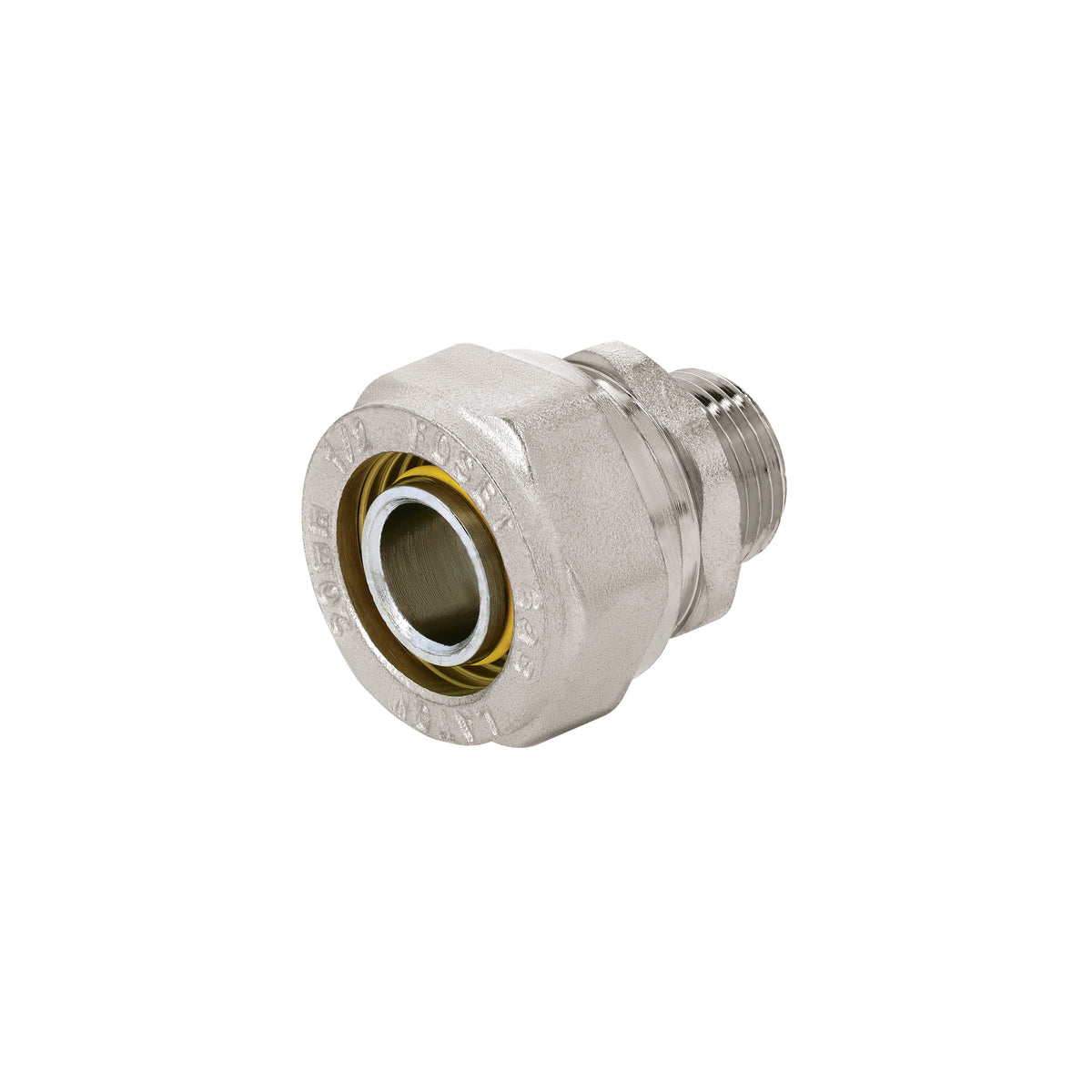 Conector para PEALPE, 1/2x3/8', con rosca macho, Foset
