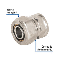 Conector para PEALPE, 1/2', con rosca hembra, Foset P