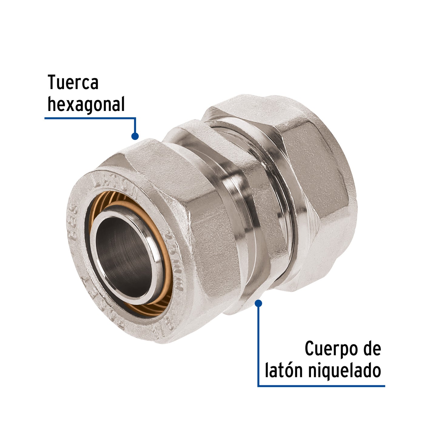 Cople de compresión para PEALPE, 3/4', Foset