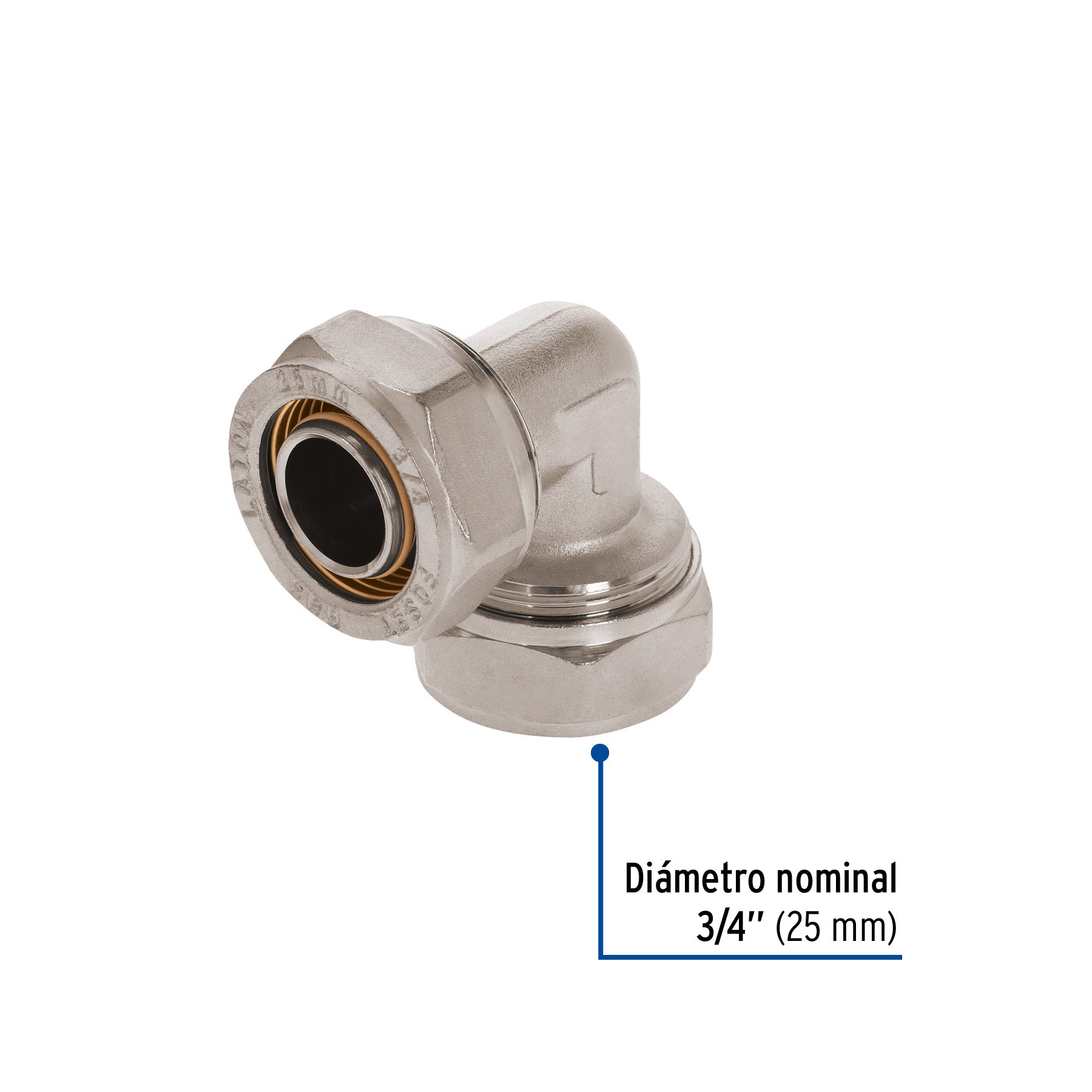 Codo 90° para PEALPE, 3/4', Foset