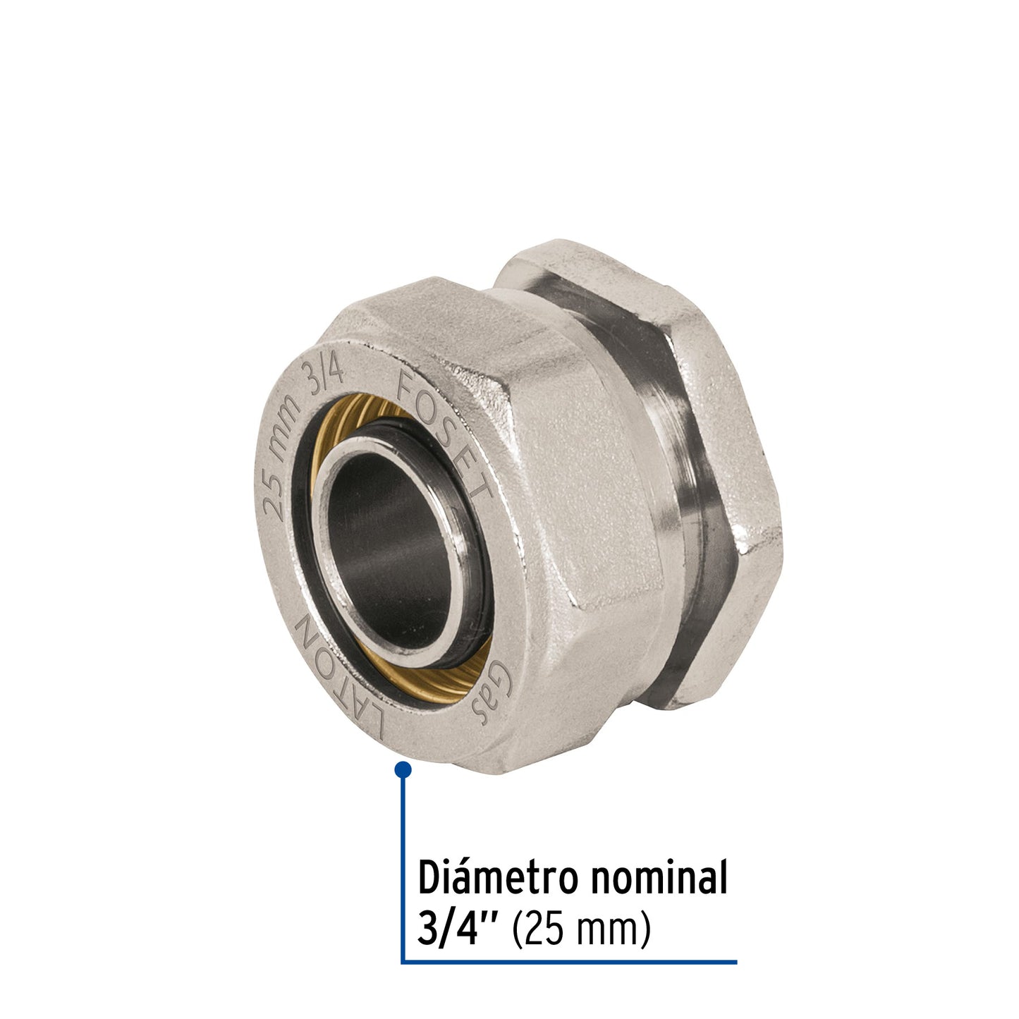 Tapón para PE-AL-PE, 3/4', Foset