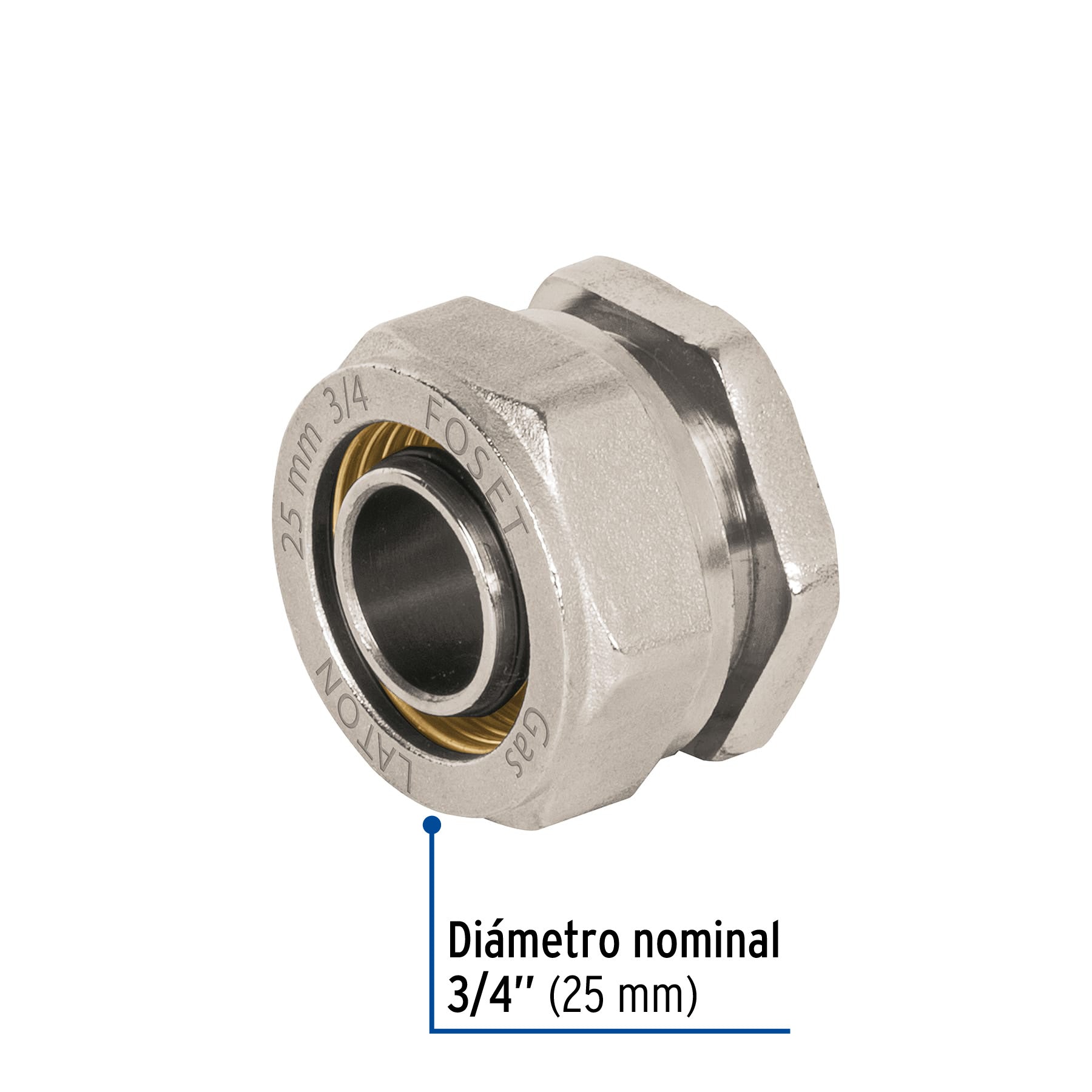 Tapón para PE-AL-PE, 3/4', Foset