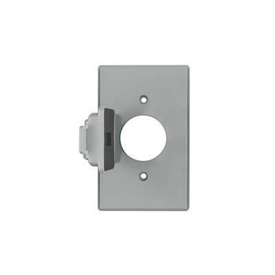 Placa contacto redondo, policarbonato,p/intemperie, Standard