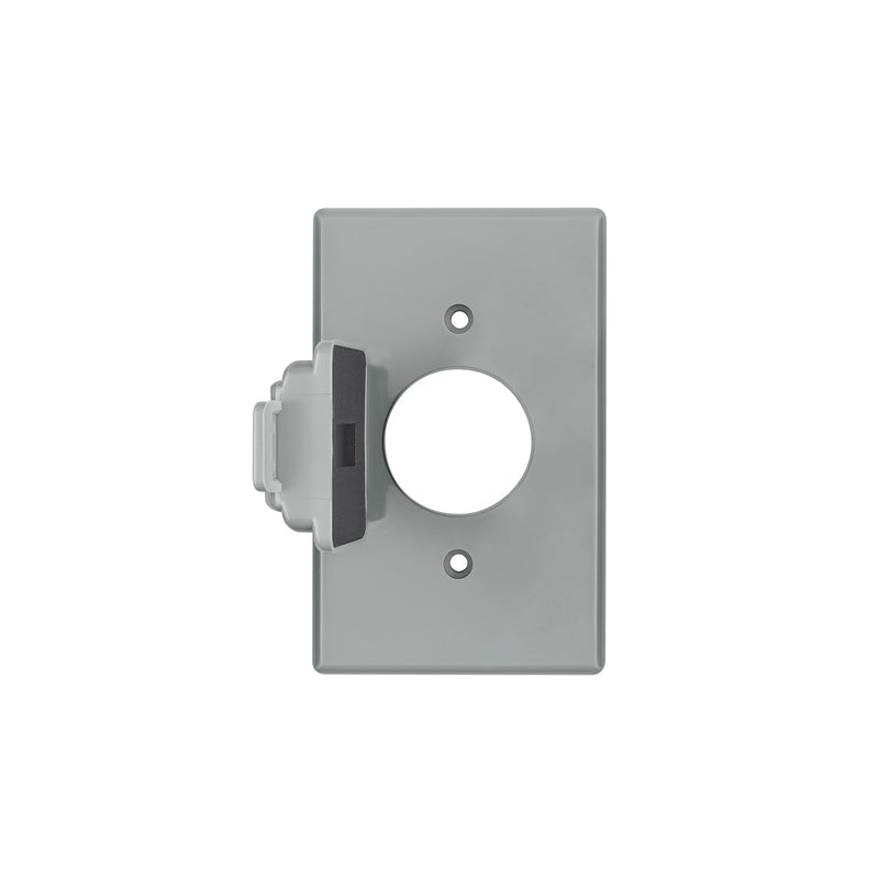 Placa contacto redondo, policarbonato,p/intemperie, Standard