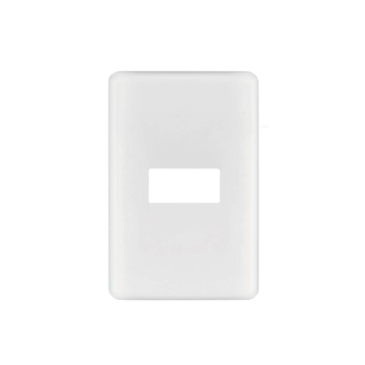 Placa 1 módulo de ABS, línea Basic, blanca