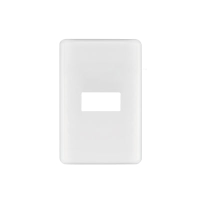 Placa 1 módulo de ABS, línea Basic, blanca
