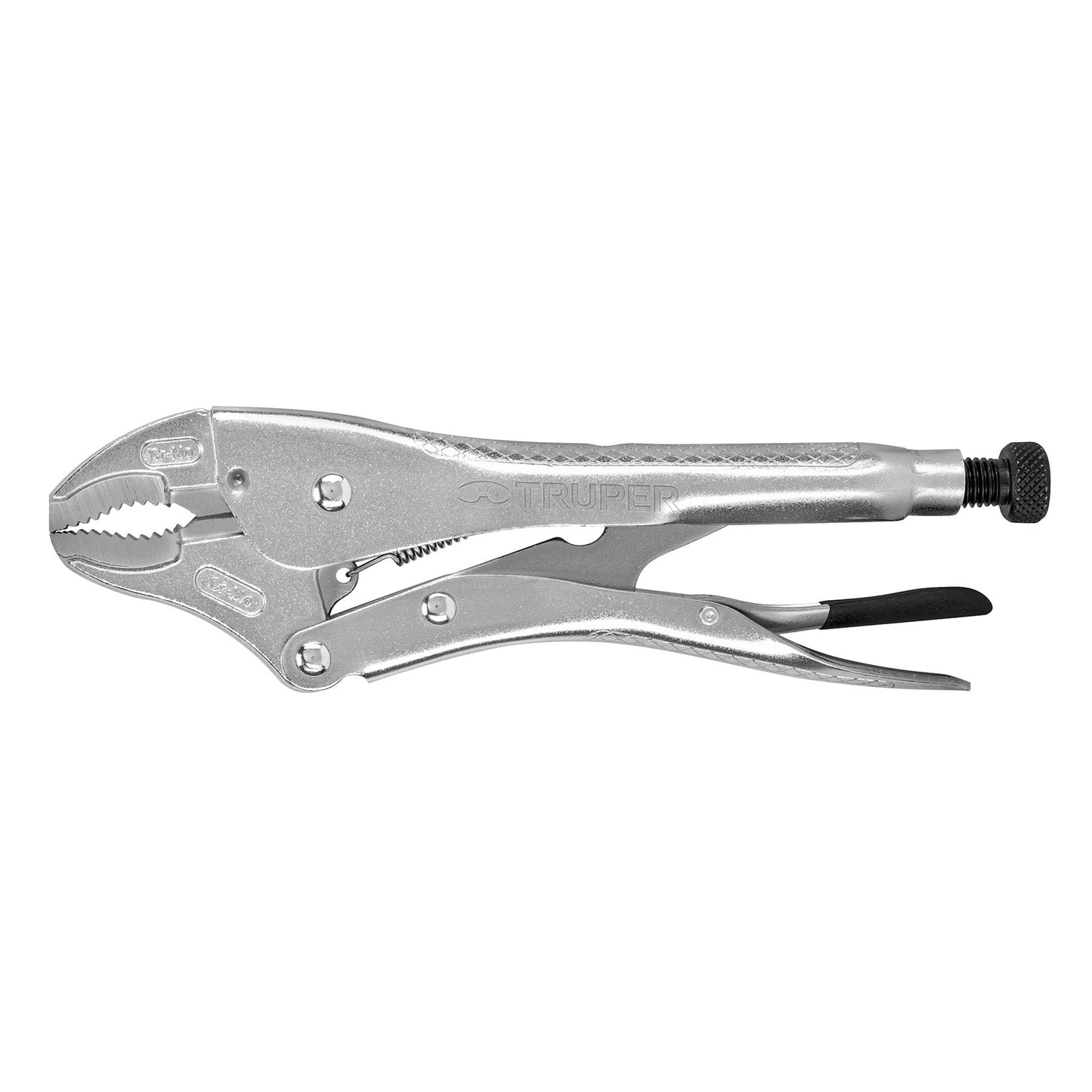 Pinza de presión 10", mordaza curva
