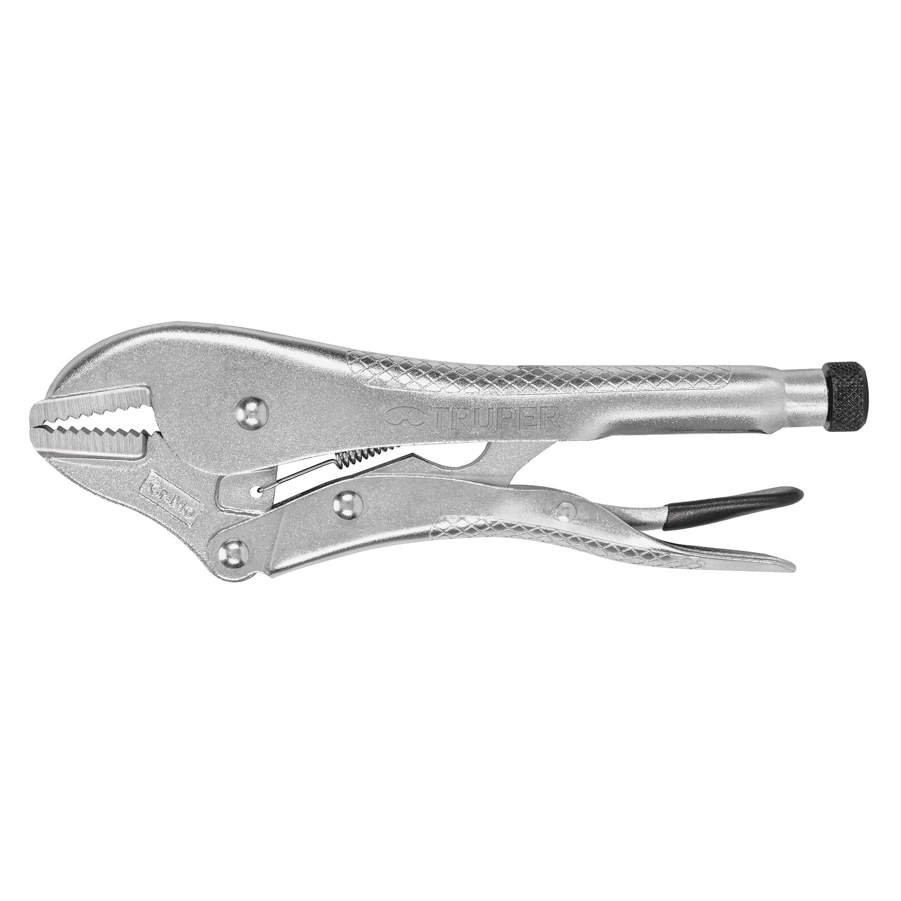 Pinza de presión 10", mordaza recta