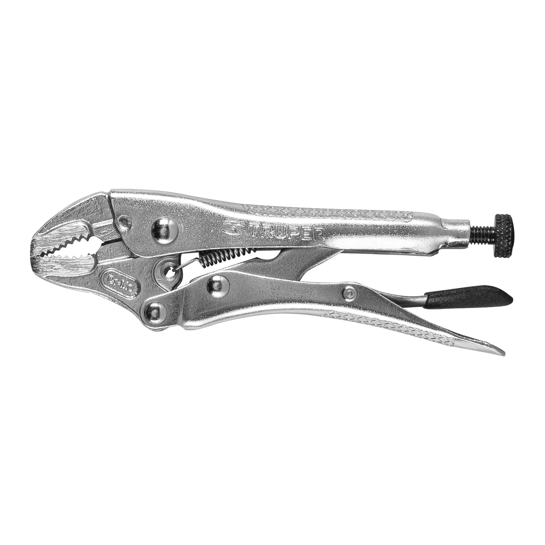Pinza de presión 5", mordaza curva