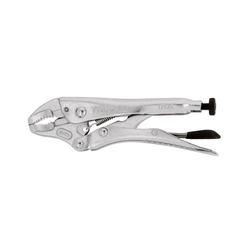 Pinza de presión 5", mordaza curva