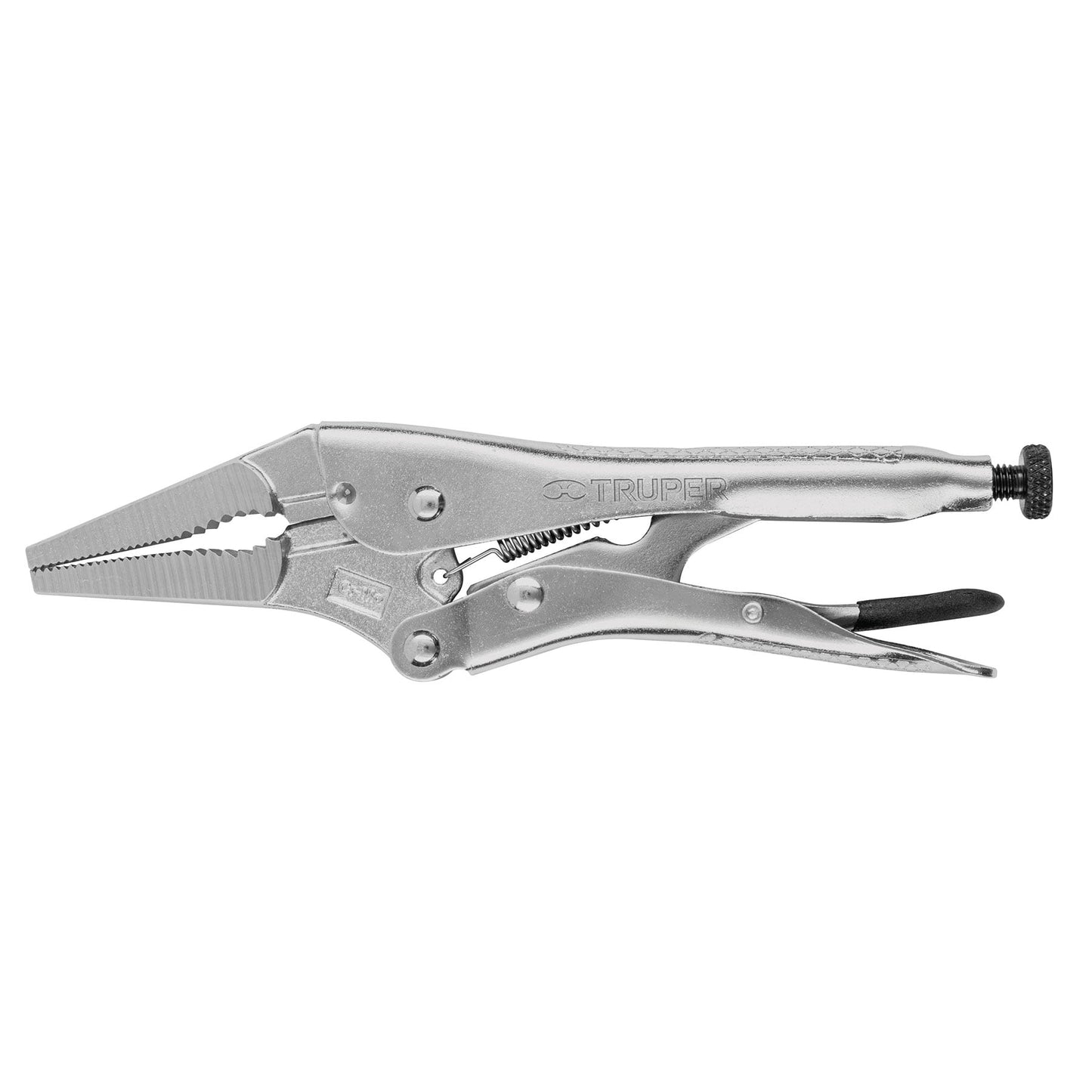 Pinza de presión 9", punta larga