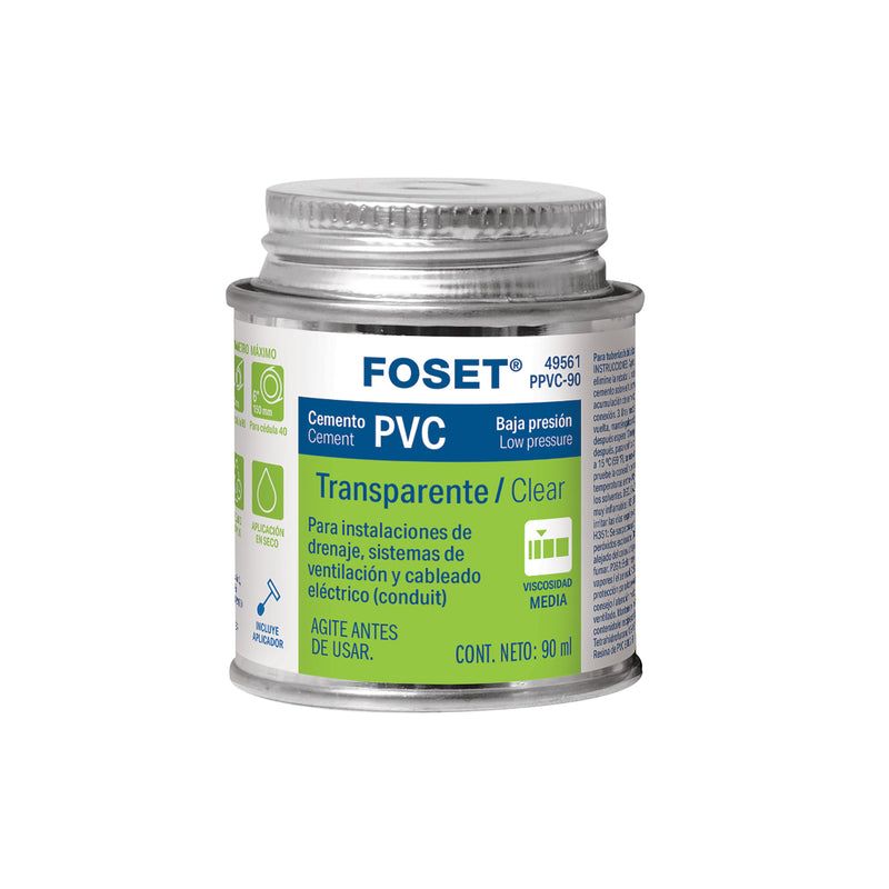 Cemento para PVC, bote 90 ml