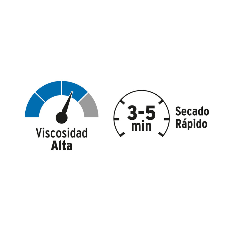 Cemento azul para PVC, hasta 12", bote 90 ml