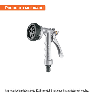 Pistola metálica reforzada 8 funciones