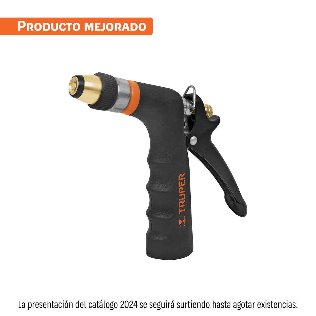 Pistola metálica 2 funciones con boquilla