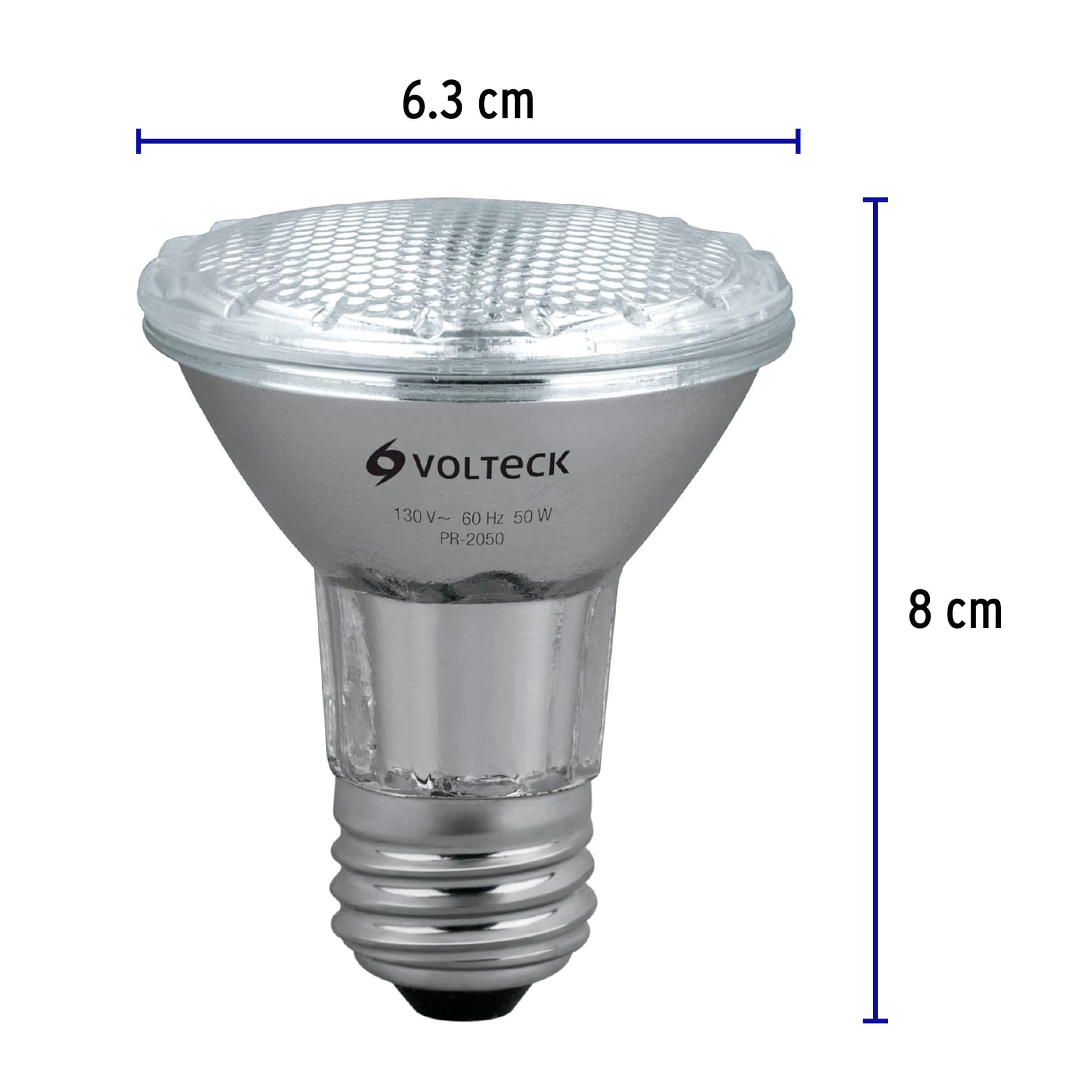 Foco de halógeno tipo PAR 20, 50 w, Volteck