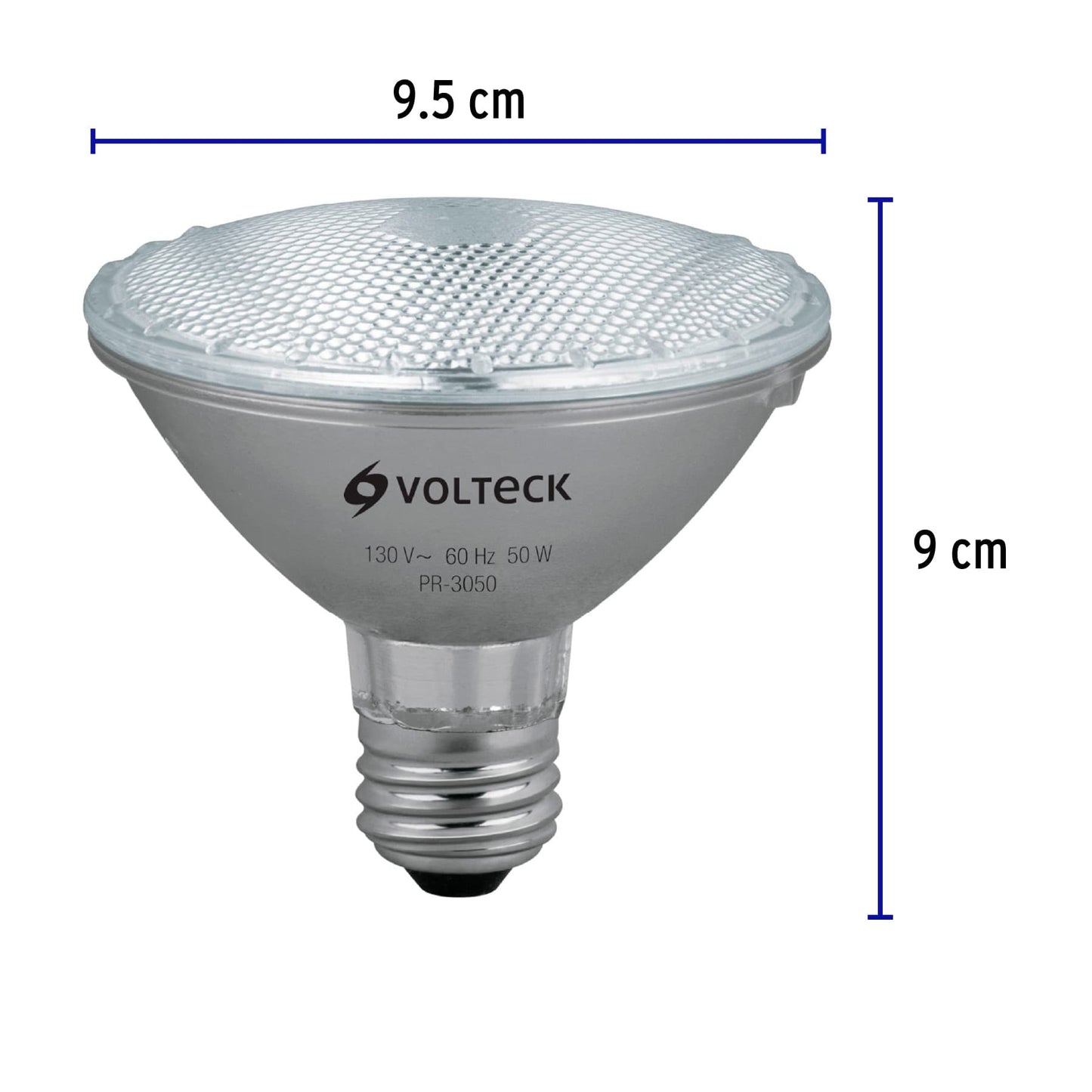 Foco de halógeno tipo PAR 30, 50 w, Volteck
