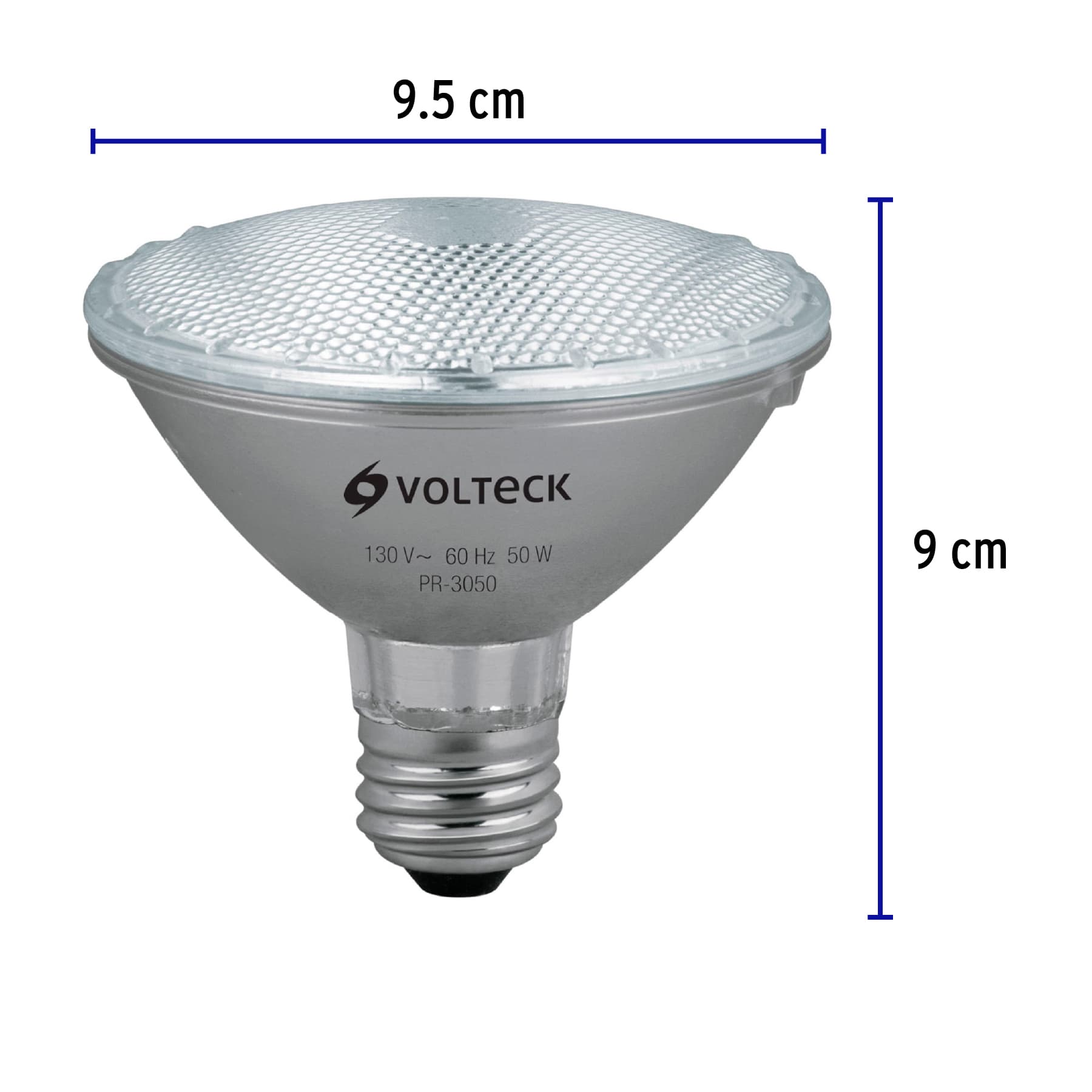 Foco de halógeno tipo PAR 30, 50 w, Volteck