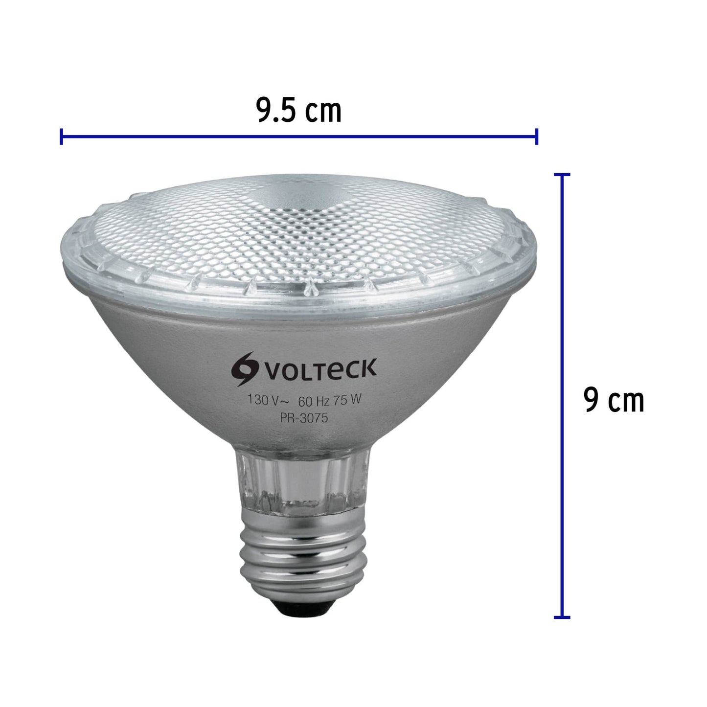 Foco de halógeno tipo PAR 30, 75 w, Volteck
