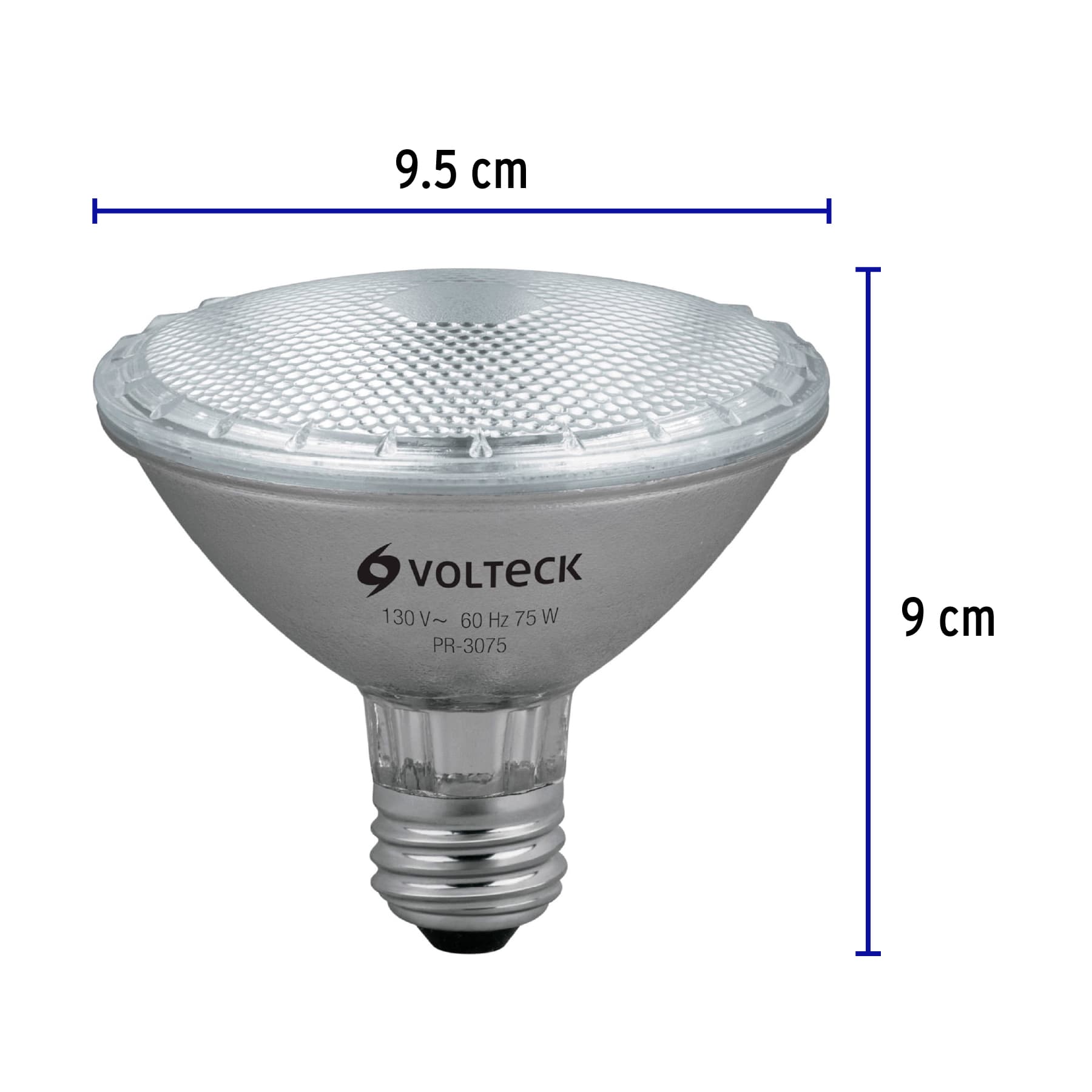 Foco de halógeno tipo PAR 30, 75 w, Volteck