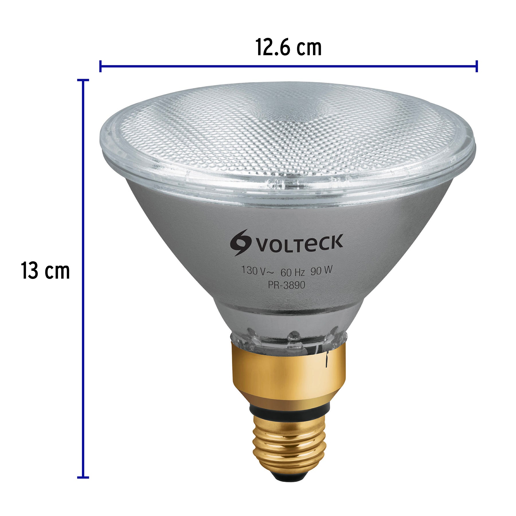 Foco de halógeno tipo PAR 38, 90 w, Volteck