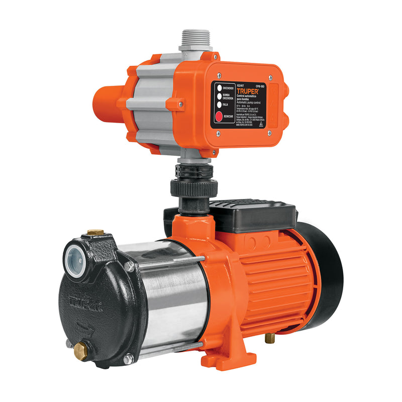 Bomba presurizadora multietapas 1 HP, Truper
