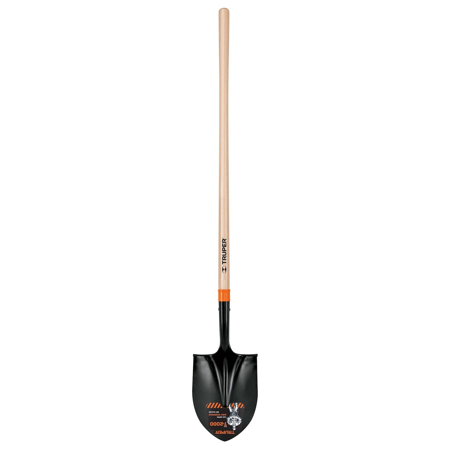 Pala t-2000 redonda, mango largo 45"